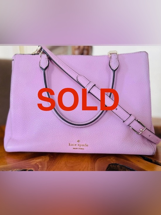 kate spade Handbags - Kate Spade New York Rare Leila Medium double handle- Lavender!